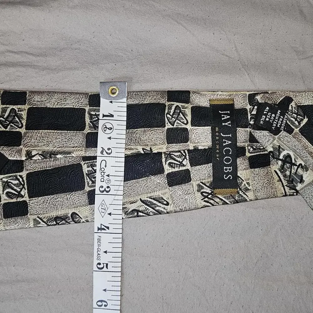 Jay Jacobs Men's Abstract Pattern Silk Tie
